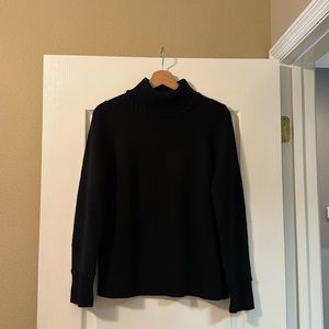 Theory black cashmere sweater